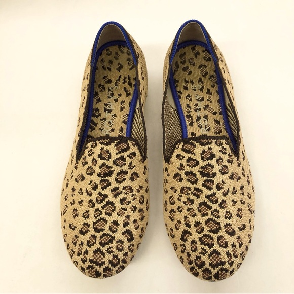 Rothy’s leopard print rounded toe flats. Size 9 - Picture 1 of 6
